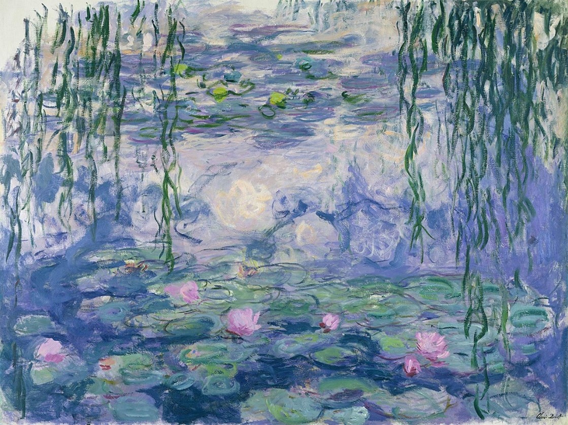 Claude Monet, 1916-19. Water-Lilies [Oil On Canvas] at Musee Marmottan Monet